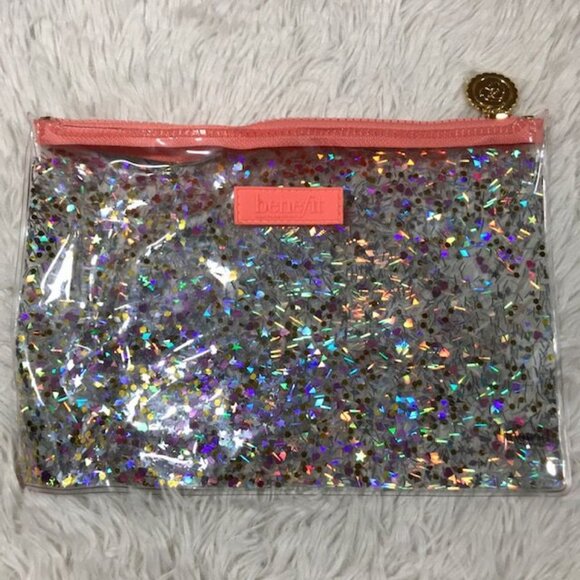 Benefit Bad Girl Bang! Mascara + Iridescent Confetti Clear Cosmetic Bag Set - Picture 6 of 9